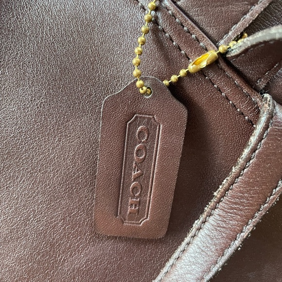 COACH legacy Hamptons backpack chestnut brown soft leather medium vgc - Picture 8 of 14